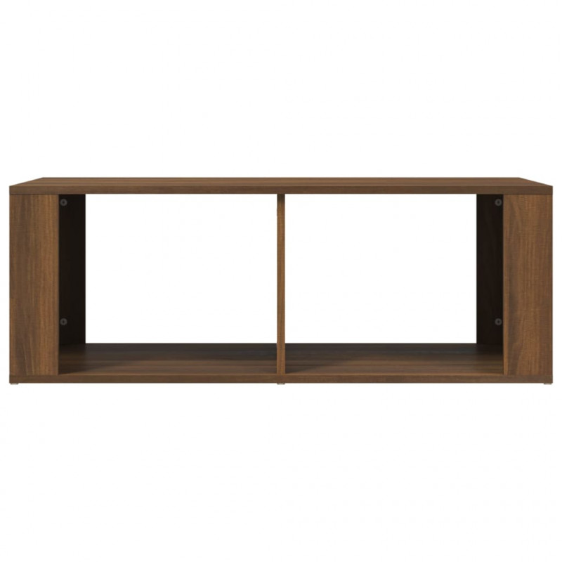 Stolik kawowy, brązowy dąb 100x50x36 cm materiał drewnopochodny