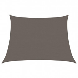 Żagiel przeciwsłoneczny, 160 g/m², antracyt, 4/5x3 m, HDPE