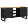Szafka RTV, 100x33x46 cm, mango i materiał drewnopochodny