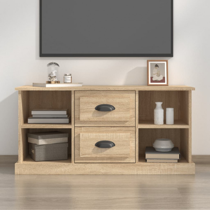 Szafka pod TV, dąb sonoma, 99,5x35,5x48 cm