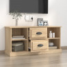 Szafka pod TV, dąb sonoma, 99,5x35,5x48 cm