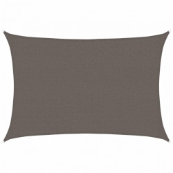 Żagiel przeciwsloneczny, 160 g/m², antracytowy, 2,5x3,5 m, HDPE