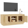 Szafka pod TV, dąb sonoma, 102x35x45 cm materiał drewnopochodny