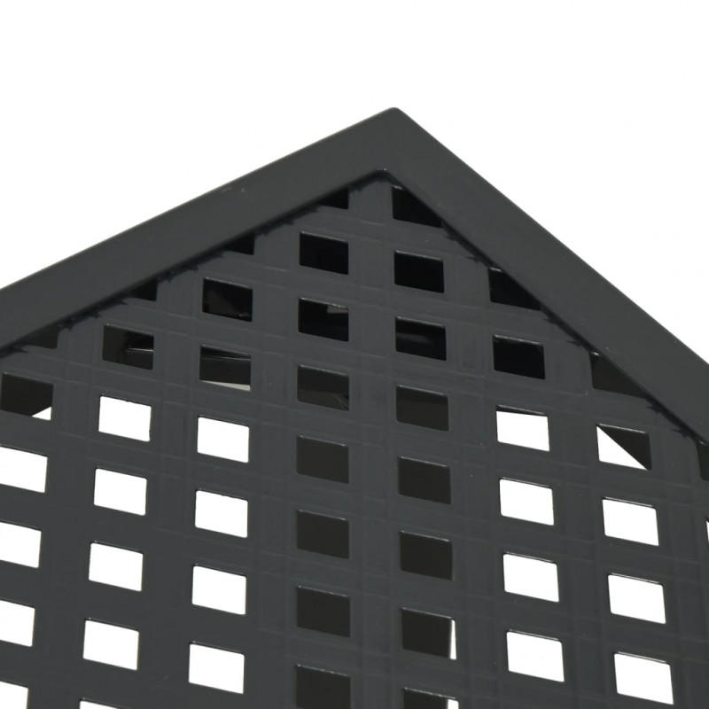 Stół ogrodowy, antracytowy, 110x80x72 cm, stalowy