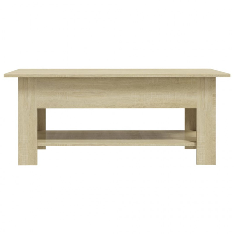 Stolik kawowy, dąb sonoma, 102x55x42, materiał drewnopochodny