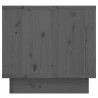 Szafki nocne, 2 szt., szare, 35x34x32 cm, lite drewno sosnowe
