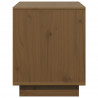 Szafka pod TV, miodowy brąz, 74x35x44 cm, lite drewno sosnowe
