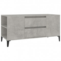 Szafka pod TV, szarość betonu, 102x44,5x50 cm