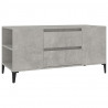 Szafka pod TV, szarość betonu, 102x44,5x50 cm