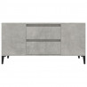 Szafka pod TV, szarość betonu, 102x44,5x50 cm