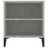 Szafka pod TV, szarość betonu, 102x44,5x50 cm