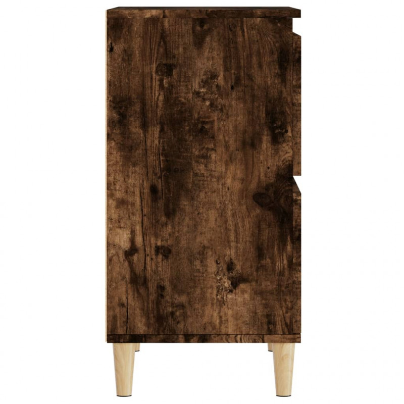 Komoda, przydymiony dąb, 60x35x70 cm, materiał drewnopochodny
