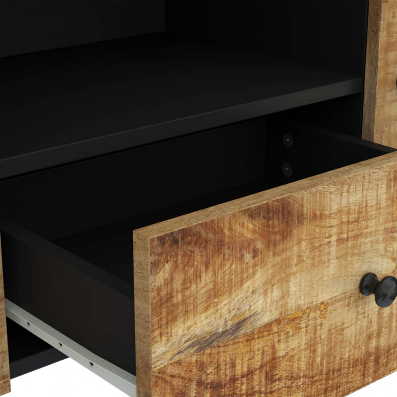 Szafka RTV, 105x33,5x46 cm, mango i materiał drewnopochodny