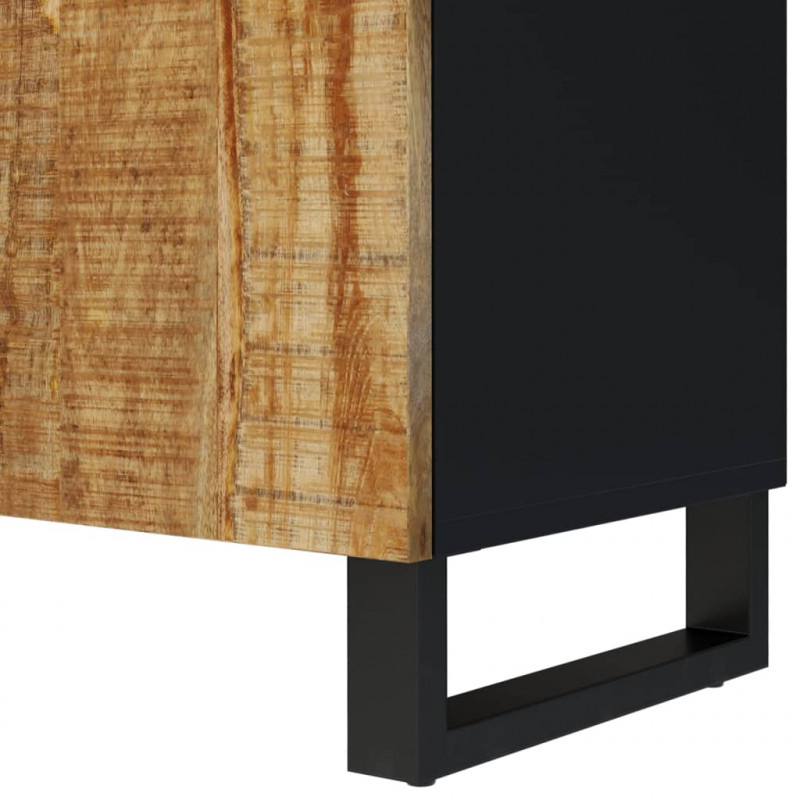 Szafka RTV, 105x33,5x46 cm, mango i materiał drewnopochodny