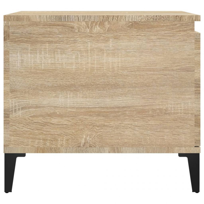 Stolik kawowy, dąb sonoma 100x50x45 cm, materiał drewnopochodny