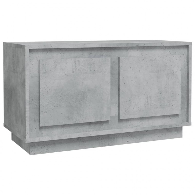 Szafka pod TV, szarość betonu, 80x35x45 cm