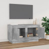 Szafka pod TV, szarość betonu, 80x35x45 cm