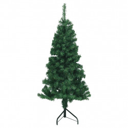 Sztuczna choinka narożna, zielona, 150 cm, PVC