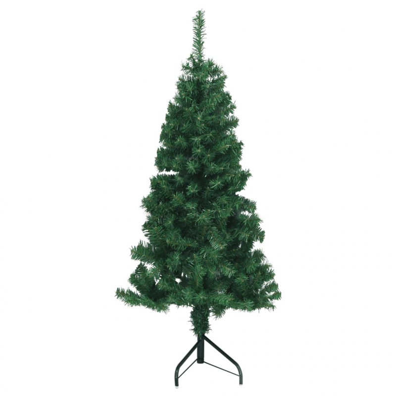 Sztuczna choinka narożna, zielona, 150 cm, PVC