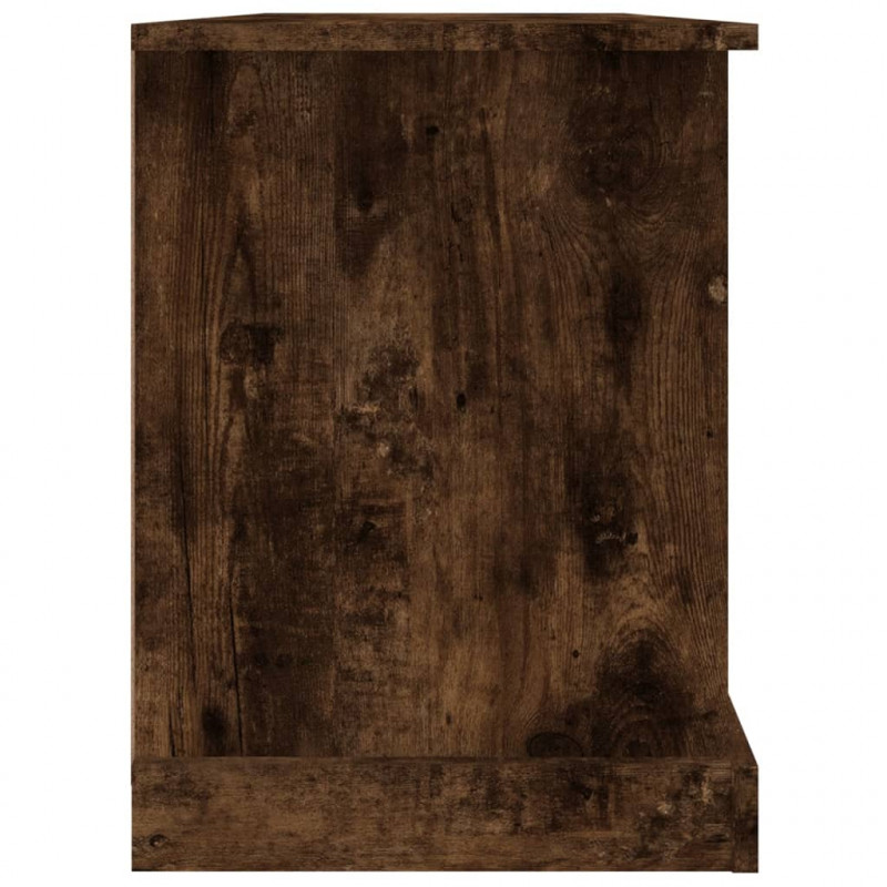 Szafka pod telewizor, przydymiony dąb, 99,5x35,5x48 cm