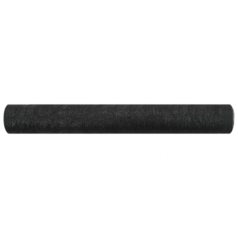 Siatka cieniująca, czarna, 3,6x25 m, HDPE, 75 g/m²