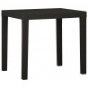 Stolik ogrodowy, antracytowy, 79 x 65 x 72 cm, plastikowy