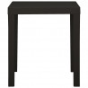 Stolik ogrodowy, antracytowy, 79 x 65 x 72 cm, plastikowy