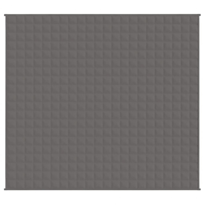 Koc obciążeniowy, szary, 200x225 cm, 9 kg, tkanina