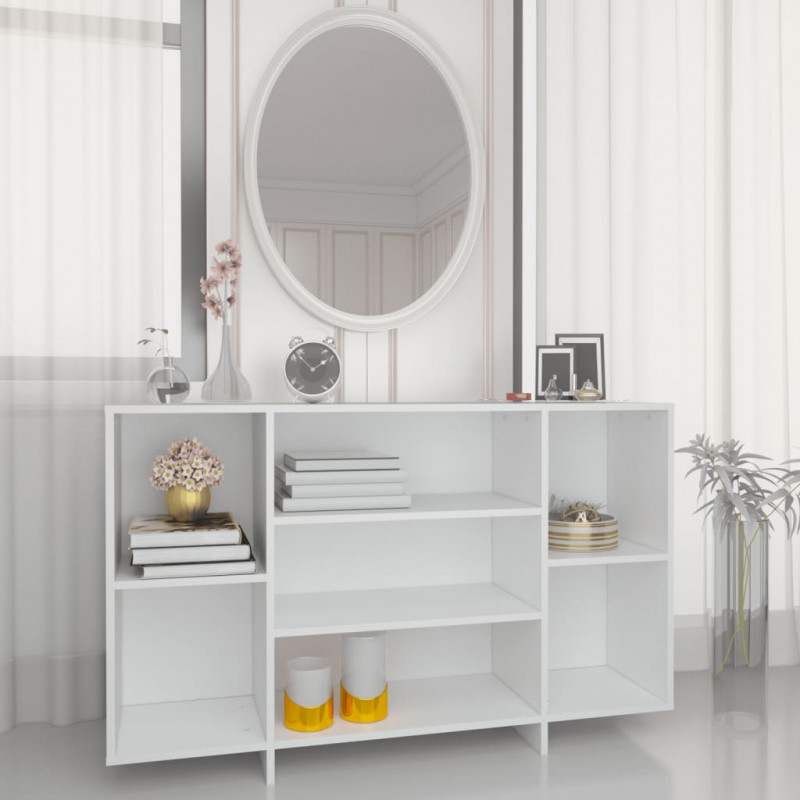 Szafka, biała, 120x30x75 cm, materiał drewnopochodny