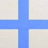 Mata gimnastyczna z pompką, 300x100x20 cm, PVC, niebieska