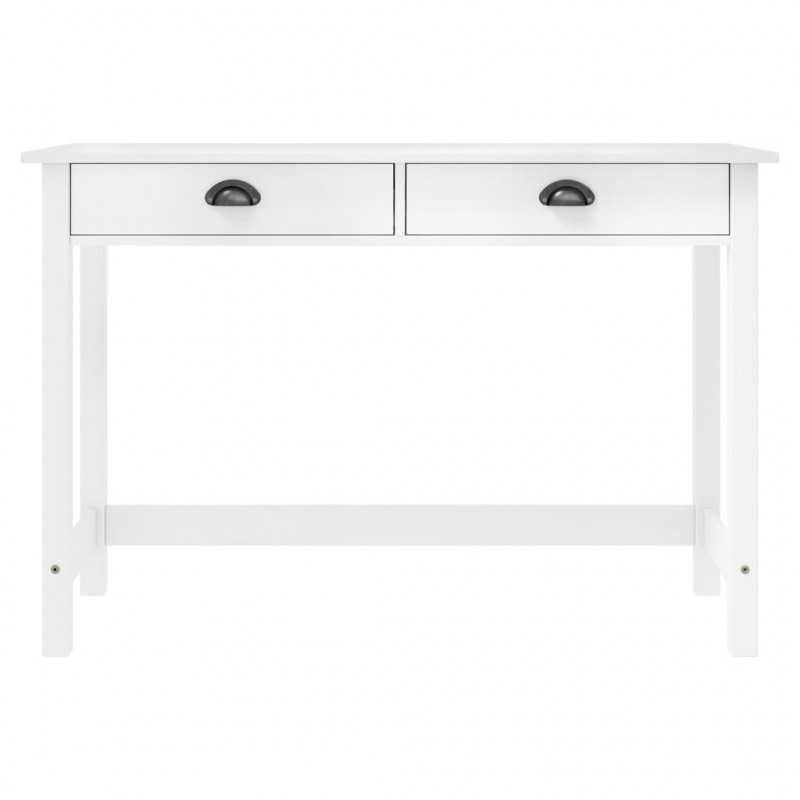 Stolik konsolowy Hill, 2 szuflady, 110x45x74 cm, lita sosna