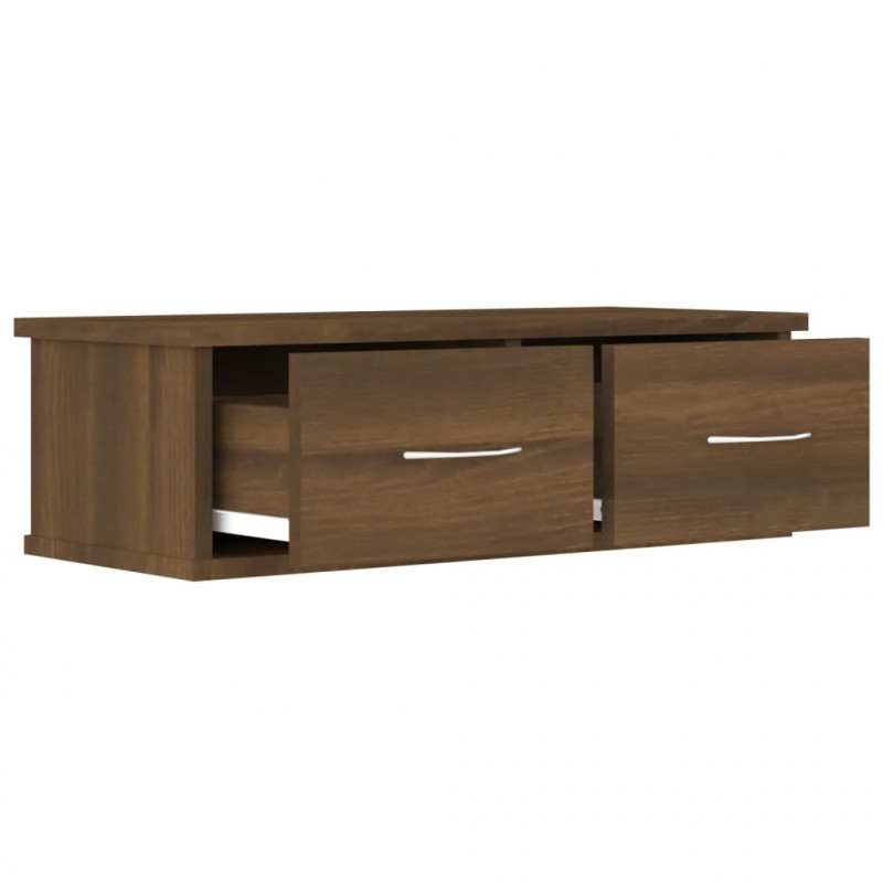 Szafka ścienna, brązowy dąb, 60x26x18,5 cm