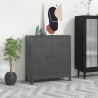 Industrialna szafka, antracytowa, 90x40x100 cm, stalowa