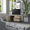 Szafka pod telewizor, dąb sonoma, 80x34x36 cm