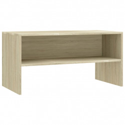 Szafka pod TV, dąb sonoma, 80x40x40 cm, materiał drewnopochodny