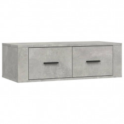 Wisząca szafka TV, szarość betonu, 80x36x25 cm