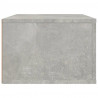 Wisząca szafka TV, szarość betonu, 80x36x25 cm