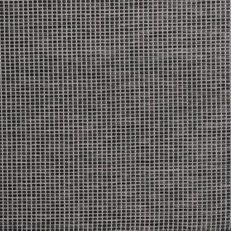 Dywan zewnętrzny o płaskim splocie, 200x280 cm, szary