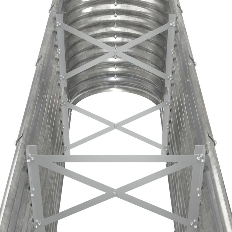 Podwyższona donica, malowana proszkowo stal 332x40x68 cm