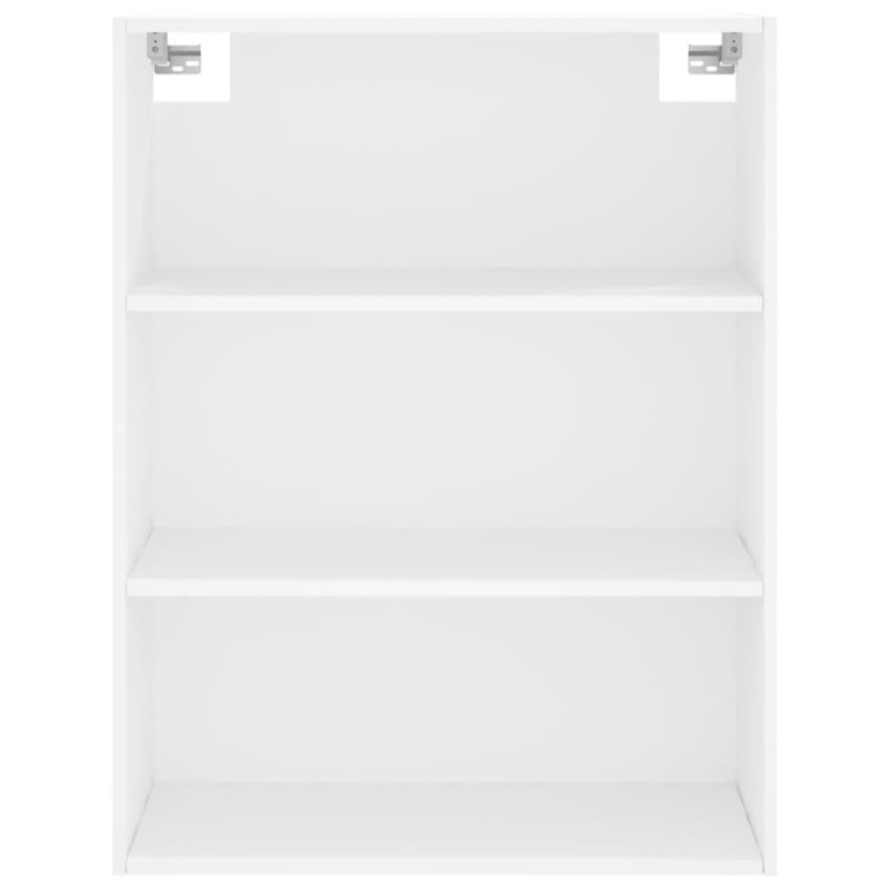 Witrynka, biała, 69,5x34x180 cm, materiał drewnopochodny