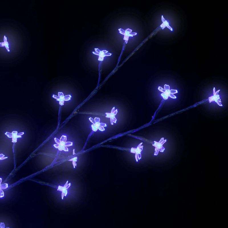 Drzewko świecące na niebiesko, 120 LED, kwiat wiśni, 150 cm