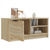 Szafka pod TV, dąb sonoma, 80x35x36,5 cm