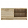Szafka pod TV, dąb sonoma, 80x35x36,5 cm