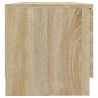 Szafka pod TV, dąb sonoma, 80x35x36,5 cm