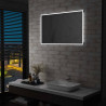 Lustro łazienkowe z LED i czujnikiem dotykowym, 100x60 cm