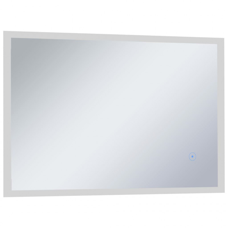 Lustro łazienkowe z LED i czujnikiem dotykowym, 100x60 cm
