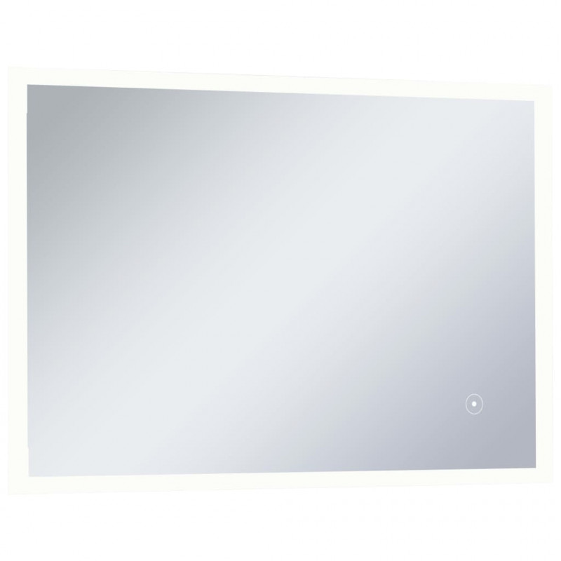 Lustro łazienkowe z LED i czujnikiem dotykowym, 100x60 cm