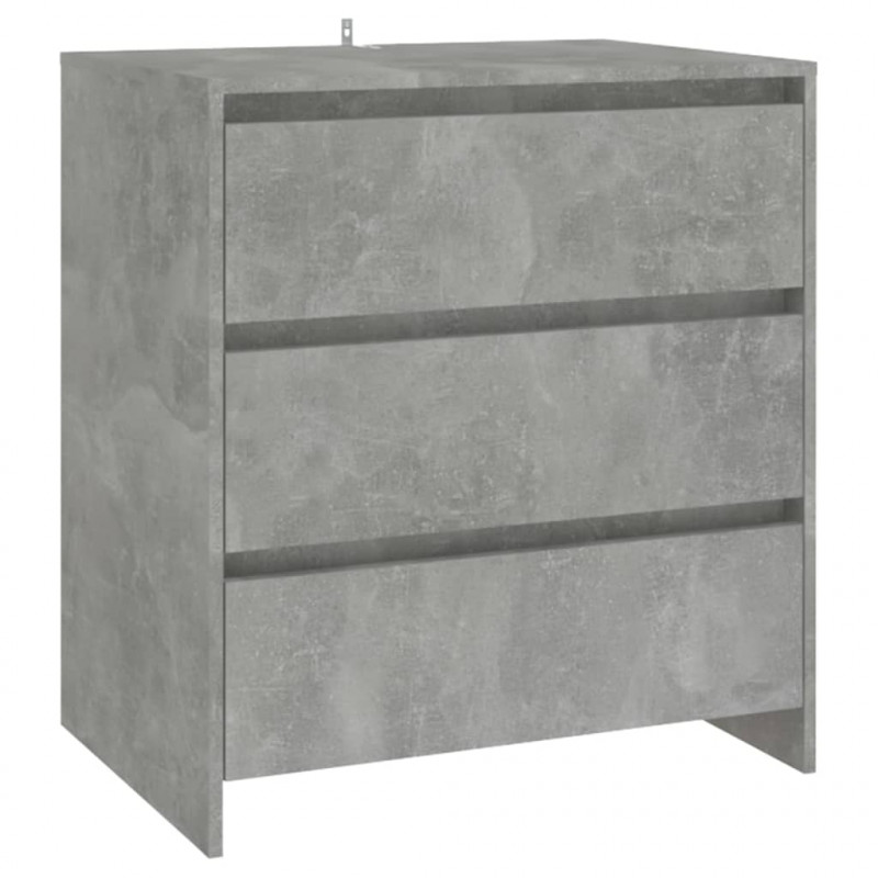 Szafka, szarość betonu, 70x41x75 cm, materiał drewnopochodny