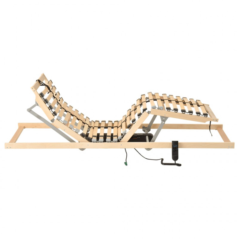 Elektryczny stelaż do łóżka z 28 listwami, 7 stref, 80 x 200 cm