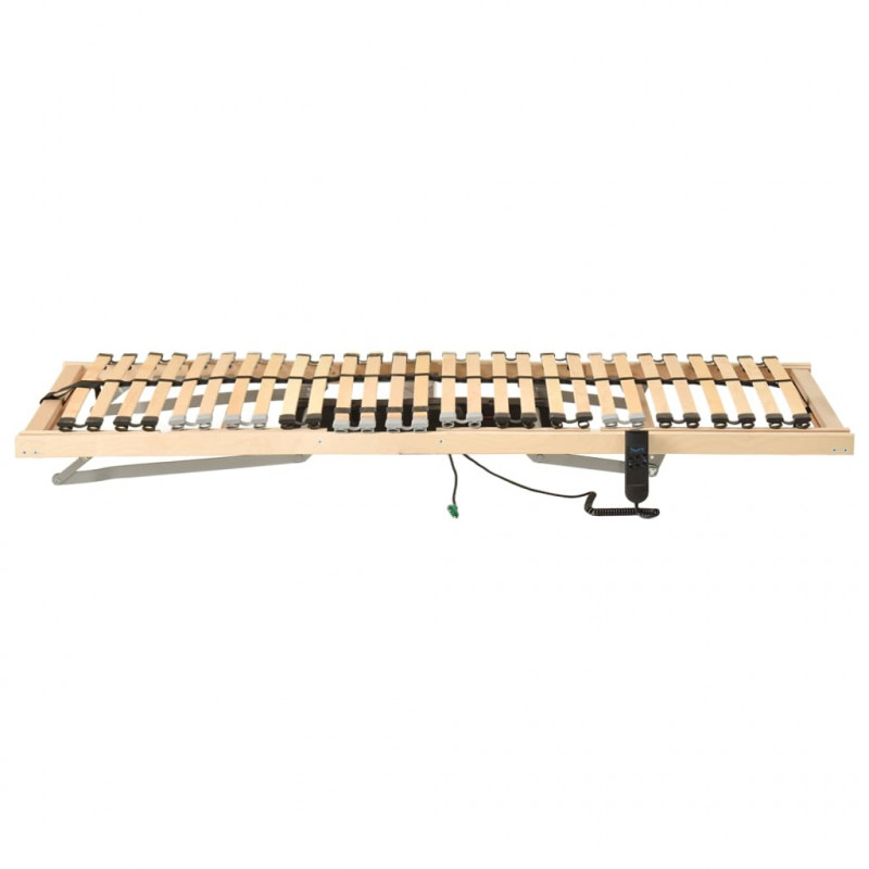 Elektryczny stelaż do łóżka z 28 listwami, 7 stref, 80 x 200 cm